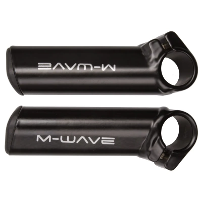 Рога M-Wave, алюм. прямые коротк. черн. сварные