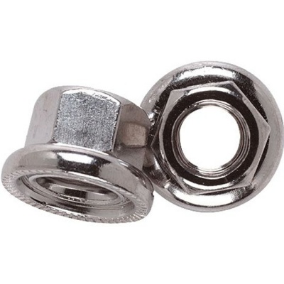 Гайка оси 3/8" антиоткруч. вращ. шайба с насечкой, легир. сталь Weldtite