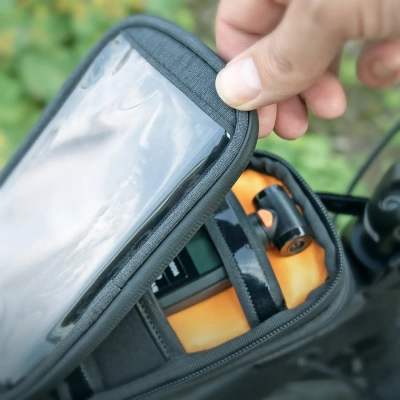 Сумка/чехол на раму SKS Traveller Smart, для смартфона V=1,35л темно-серая