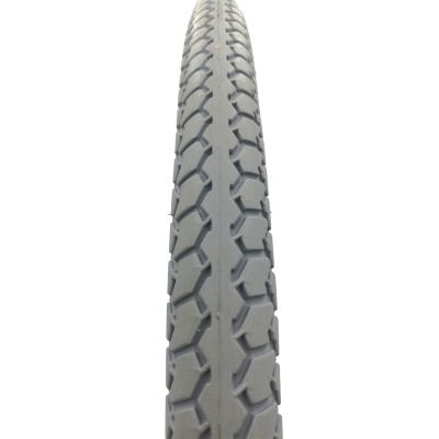 Велопокрышка 24"x1⅜ (37-540), H.R.T. P1013, для инв. колясок, низкий, серый