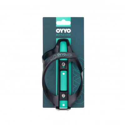 Флягодержатель OYYO BC104, боковой черный/зеленый