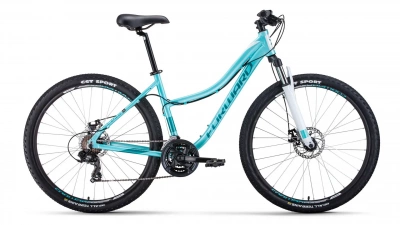 Велосипед FORWARD JADE 27,5 2.0 disc (27,5" 21 ск. рост 17") 2020, мятный