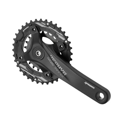 Система шатунов 2ск. 38T Prowheel Zephyr-551,175мм, под квадрат BB113мм,  Chainline 48,5,BCD:104/64