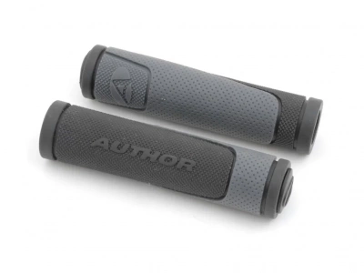 Грипсы Author AGR-600-D3 130мм Gry черно-серые