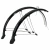 Комплект крыльев M-Wave Mud Max Flex 24", металлопласт. 24"x56мм, с усами, черные Комплект крыльев M-Wave Mud Max Flex 24", металлопласт. 24"x56мм, с усами, черные