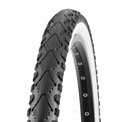 Велопокрышка 26"x1.95 (50-559), Kenda Khan K935, черно-белая, полуслик
