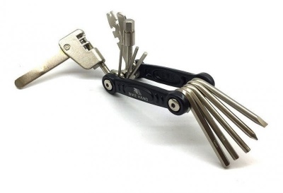 Мультитул Bike Hand YC-287B1, 2/2.5/3/4/5/6/8мм +/- отв, T25, ВЫЖИМКА, 6-190287